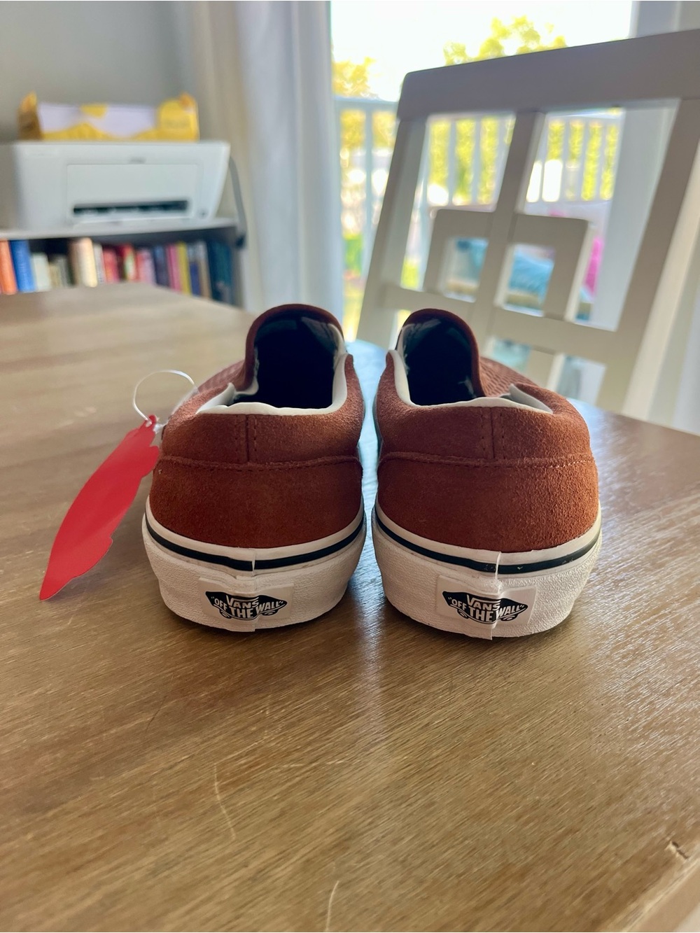 Vans Classic Slip-On Woven Suede Shoes Brown Women’s 8 - Picture 4 of 5